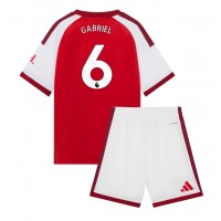 Arsenal Gabriel Magalhaes #6 Koti Peliasu Lasten 2026-27 Lyhythihainen (+ Lyhyet housut)